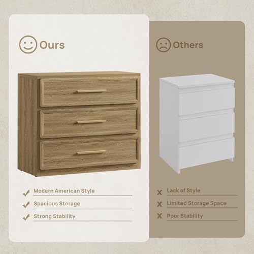 SICOTAS Oversized Night Stand Set 2 for Bedroom 31.3" Bedside Table