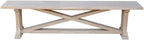 IC INTERNATIONAL CONCEPTS Alexa Bench Unfinished