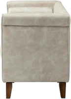 Modern Cloth End of Bed Bench for Bedroom,Upholstered Storage Ottoman with Arms Tufted Entryway Entryway(100 * 55 * 60cm)