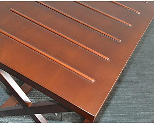 Telephone Table, Chinese Style Square Side Table,Hotel Luggage Rack,Small Coffee Table and Telephone Table,Nightstands for Sofa Couch Bed for Living Room Bedro(