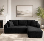 96" Cloud Sectional Couches with Chaise for Living Room