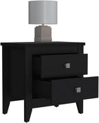 Nightstand More, Two Shelves, Four Legs,for Small Spaces