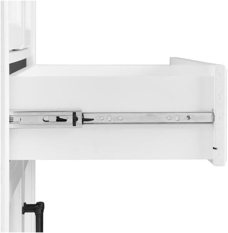 HomeStock White Kitchen Pantry Cabinet - Adjustable Shelves - 67.75" Height - Storage Organizer