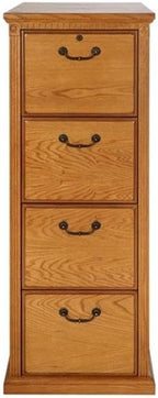 Martin Furniture Huntington Oxford 4 Drawer Wood File Cabinet Natural
