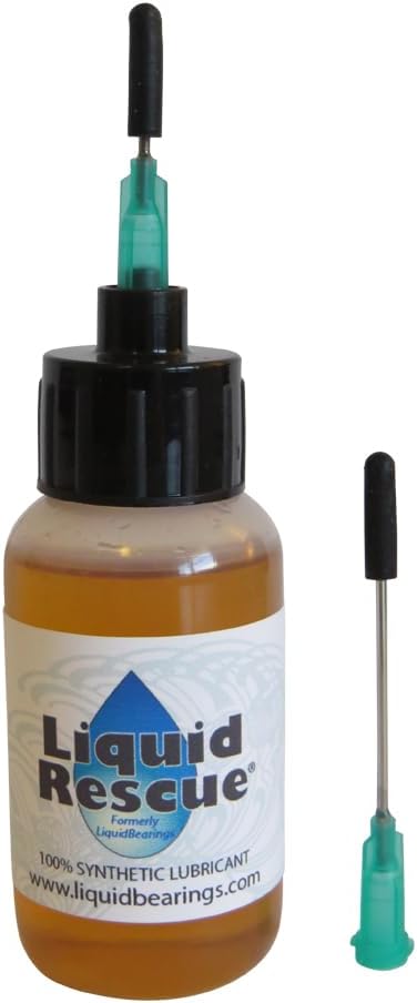 100%-Synthetic 0il for Squeaky Rocking Chairs, Sticky Swivel Chairs, All Chairs! 1 oz Bottle with 2 Different Length Needles!