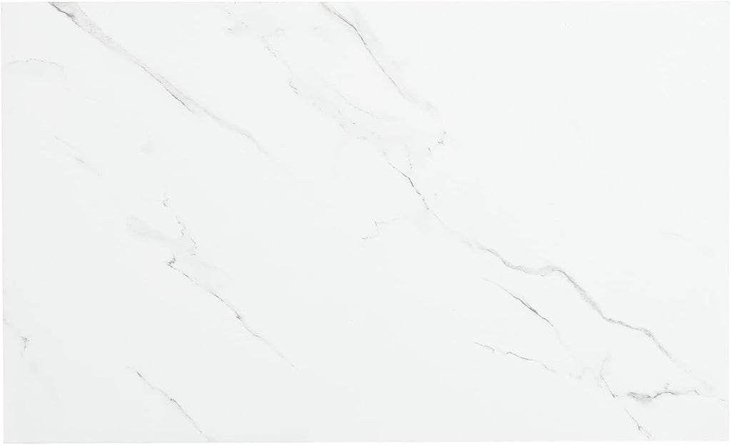 84 Inch Kitchen Pantry Cabinet with Faux Marble Top, Gray | Gray P2 MDF, kitchen or dining room, faux marble top, 5 pull-out compartments, adjustable shelf, anti-tip devices, 83.7 in H