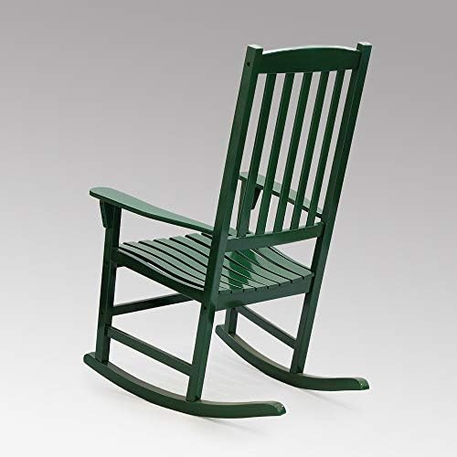 Cambridge Casual Solid Wood Bentley Porch Rocking Chair, Hunter Green