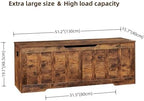 VANKILEY 51.2" Storage Chest Extra Large,Wooden Storage Bench,Rustic Brown | Chest with 2 Safety Hinges, 51.2*15.7*19.1inches, Wooden Trunk for Bedroom, Livingroom,Entryway,Easy Assembly.