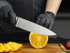 Chef Knife 8 Inch, Japanese Professional Chef knife High Carbon Stainless Steel, Razor Sharp Chefs Kitchen Knife, Vegetable Chopping Knife for Cooking With Full-tang Handle, Walnut