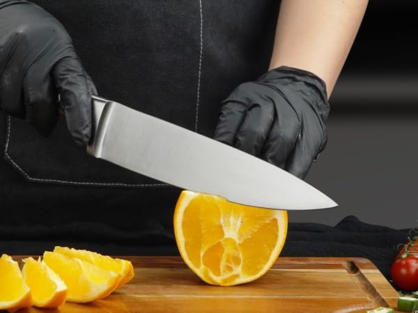 Chef Knife 8 Inch, Japanese Professional Chef knife High Carbon Stainless Steel, Razor Sharp Chefs Kitchen Knife, Vegetable Chopping Knife for Cooking With Full-tang Handle, Walnut