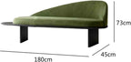 Modern Wooden Bed-end Bench in Hotel Bedroom Showroom Dressing Room Shoe-Changing with Backrest Entryway(Large)