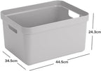 Sunware Sigma Home Storage Box, Light Grey, 32 Litre