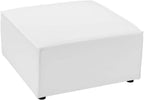 Modway EEI-4211-WHI Saybrook Patio Sectional Ottoman in White, 29.5 x 29.5 x 15.5
