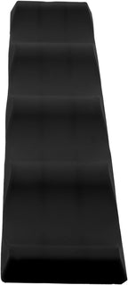 Black Silicone Wine Holder Foldable Bottle Stacking Mat for Sealed Bottles | Pyramid Shape, Format, Anti Slip Pads, Portable Design for Bar Display and Storage