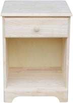 IC INTERNATIONAL CONCEPTS Nightstand Unfinished