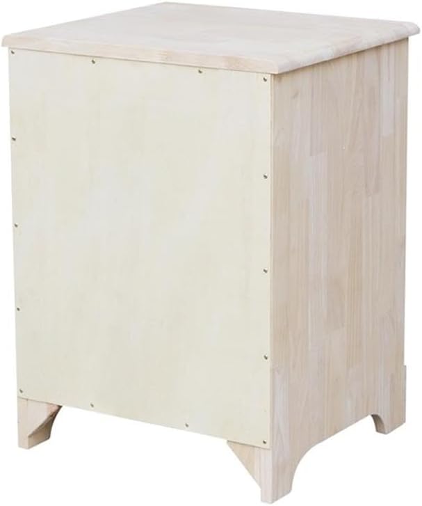 IC INTERNATIONAL CONCEPTS Nightstand Unfinished