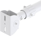 WiTi Extendable Mounting Pole for Security Surveillance Cameras,15.7-23.6 inch Adjustable Ceiling Mount Bracket for CCTV IP Camera,Outdoor Indoor Solid Metal Powder Spray Coating