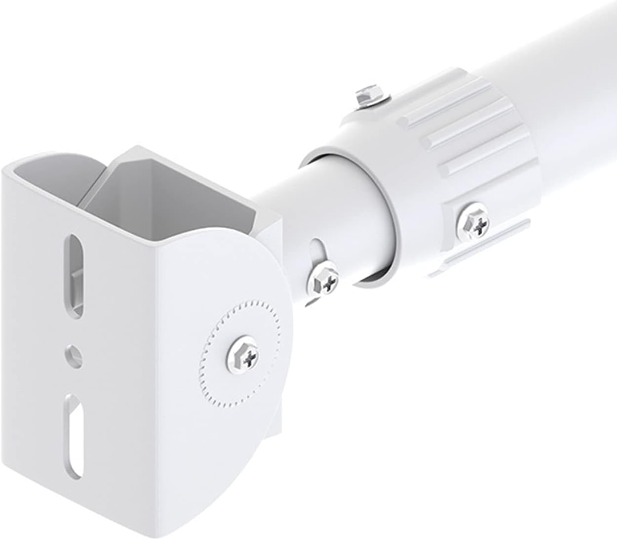 WiTi Extendable Mounting Pole for Security Surveillance Cameras,15.7-23.6 inch Adjustable Ceiling Mount Bracket for CCTV IP Camera,Outdoor Indoor Solid Metal Powder Spray Coating