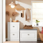 Haotian Shoe Storage Bench with Cushion