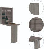 10-Shelf Kitchen Set with Island and Foldable Table | Includes 10 shelves for ample storage and space-saving foldable design