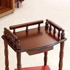 Telephone Table, American Solid Wood Telephone Table,Vintage European Plant Stand,Roman Column Table,Storage Side End Table,Sofa Side Table (