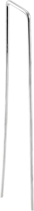 50 PCS 12 Inch 8 Gauge Garden Landscape Staples, Galvanized U-Shaped Landscape Pins, Garden Securing Stakes for Anchoring Landscape Fabric Irrigation Tubing Dog Fencing Weed Barrier Fabric
