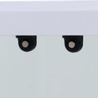 不二貿易(Fujiboeki) Fuji Boeki 72802 Collection Case, Figure Case, 3 Tiers, Width 23.8 x Depth 14.4 x Height 33.5 inches (60.5 x 36.5 x 85 cm), White, Wide Type, Rear Mirror