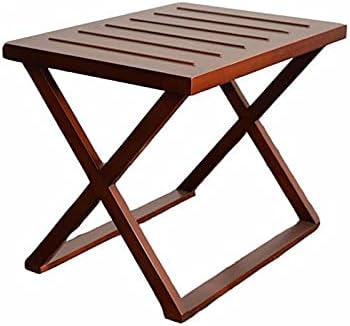 Telephone Table, Chinese Style Square Side Table,Hotel Luggage Rack,Small Coffee Table and Telephone Table,Nightstands for Sofa Couch Bed for Living Room Bedro(