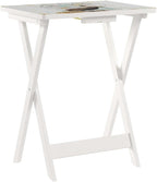 Cape Craftsmen Coastal Bird Folding TV Tray Tables - Shorebird-Themed Design, Perfect for Home, Patio, Beach Decor, Durable & Easy to Store