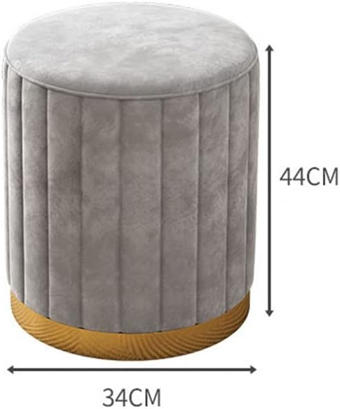 Footstool, Makeup Stool Small Round Stool Makeup Chair Girls Stool Small Bedroom Dressing Stool Chair