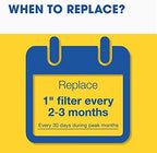 Aerostar 16.375x21.5x1 MERV 11 - 6 Count - Pleated HVAC, Furnace & Air Conditioner Filters - Removes Dust, Cold & Flu Germs, Lint, Mold, Pet Dander, Allergy-Causing Pollen, Smog & Smoke