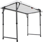 LIFETIME Fold-in-Half Adjustable Folding Table, 4 Foot