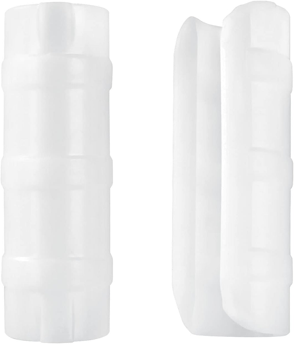 50 PCS 1 inch Greenhouse Clamps Clips White ABS Snap Clamp Tube Clip Garden Buildings Tube Clip for Greenhouse Film, Sunshade Nets, Frame Shelters (Inner dia: 1 in & Outer dia: 1.26 in)