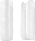 50 PCS 1 inch Greenhouse Clamps Clips White ABS Snap Clamp Tube Clip Garden Buildings Tube Clip for Greenhouse Film, Sunshade Nets, Frame Shelters (Inner dia: 1 in & Outer dia: 1.26 in)