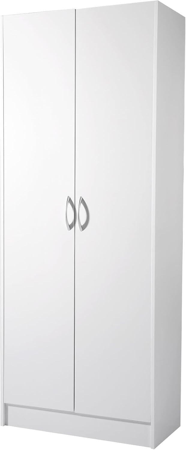 CIATRE 60" Tall Kitchen Pantry Cabinet - Freestanding Storage Cabinet with 3 Adjustable Shelves, 110LB Capacity, Soft-Close Doors, for Food, Dishes, Utensils (65.75" x 15.35")