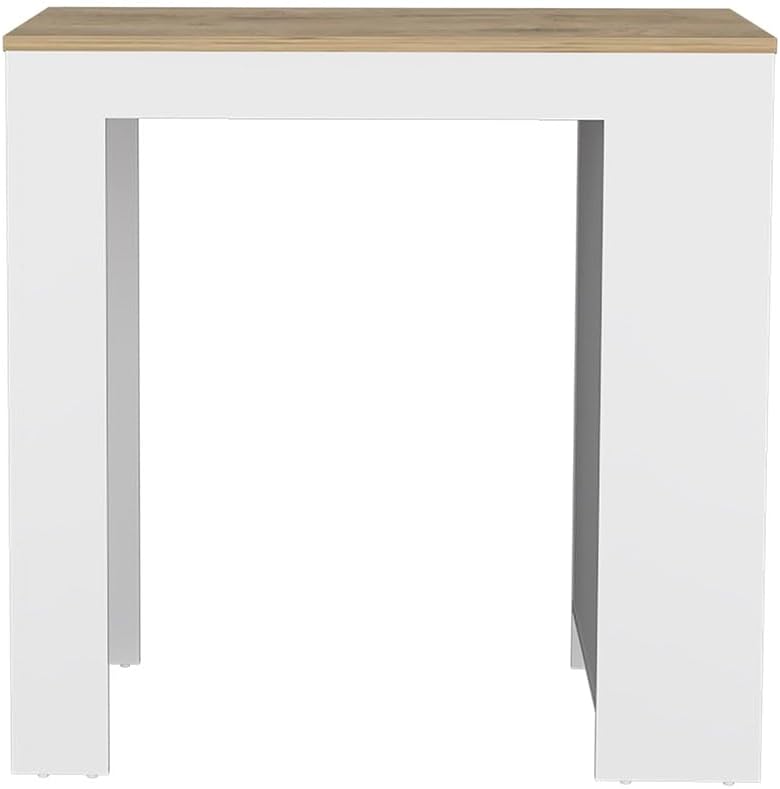 Kitchen Island with 3-Side Shelf and Counter Height Table Top | 3-side shelf design with counter-height table top for kitchen use