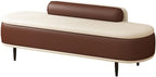 Modern Bedroom Bedside Bench Shoe Entrance Long Entry Cloakroom Sofa Entryway(Coffee,Medium)