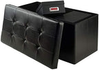 Ashford Ottoman with Storage Faux Leather