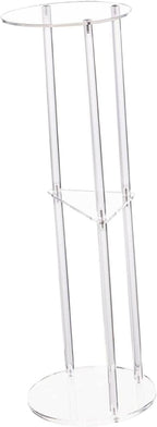 Clear Acrylic Side Table, NightStand, Modern Small Drink Side Table Furniture for Home Bedroom Bedside Living Room Hallway