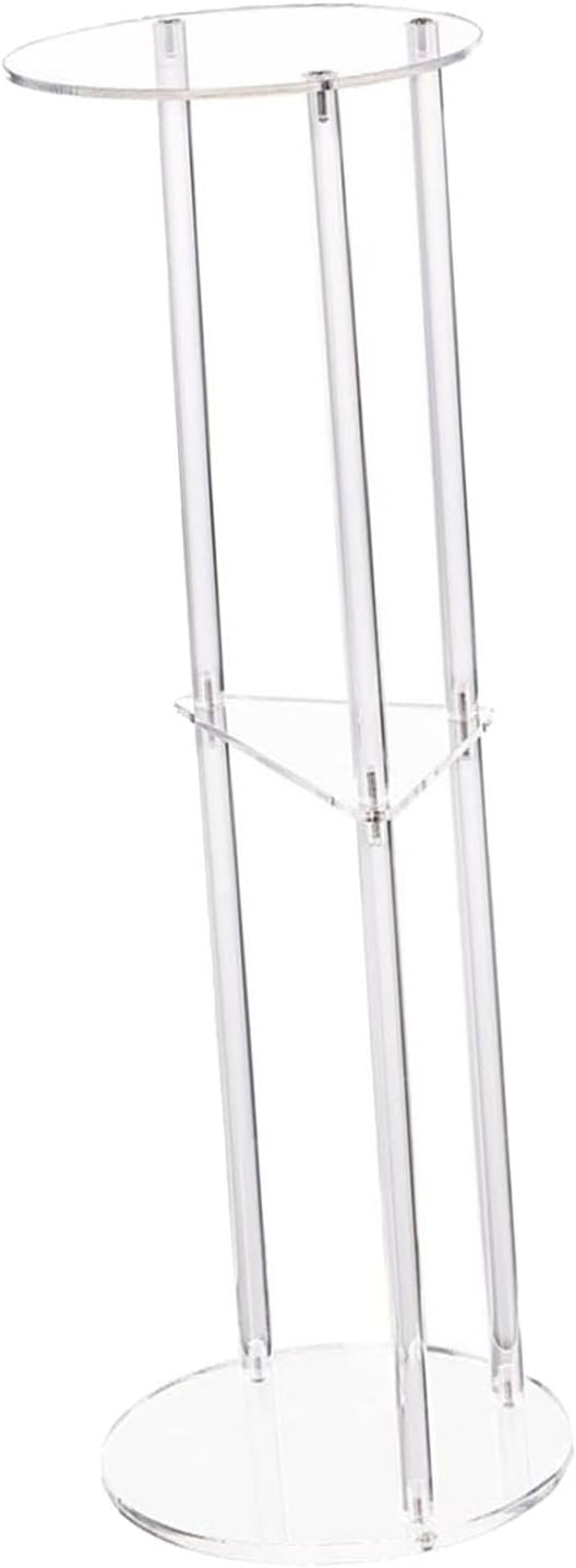 Clear Acrylic Side Table, NightStand, Modern Small Drink Side Table Furniture for Home Bedroom Bedside Living Room Hallway