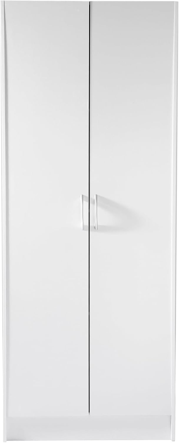 CIATRE 60" Tall Kitchen Pantry Cabinet - Freestanding Storage Cabinet with 3 Adjustable Shelves, 110LB Capacity, Soft-Close Doors, for Food, Dishes, Utensils (65.75" x 15.35")