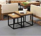 Telephone Table, Nesting Table,Small Wooden Table,Small Apartment Sofa/Telephone Side Table,Table Set,2 Pcs