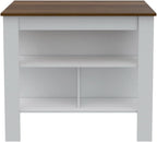 9-Shelf 2-Door Kitchen Set with Island and Pantry Cabinet | Includes 9 shelves and 2 doors for enhanced storage capacity