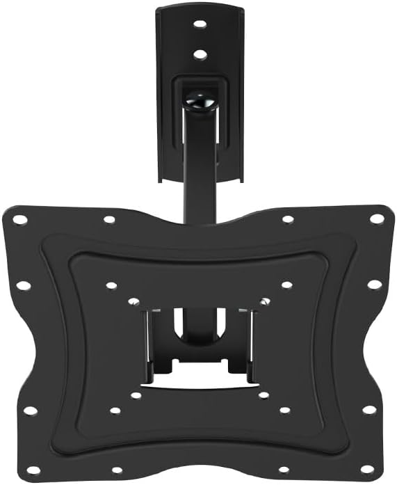 Kortek Full Motion TV Wall Mount for 10–50 Inch Tvs, Articulating Tilt Swivel Mount with 9 Inch Extension, Vesa 75x75 to 200x200, 66 Lbs Capacity, Single Stud with HDMI Cable Included