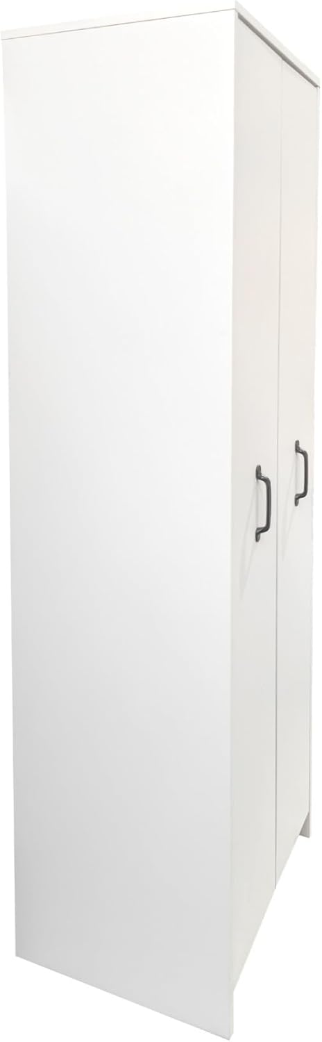 KEIKI Pull-Out Kitchen Pantry Storage Cabinet with Multi-Tier Shelf & Wheels, Spice Rack Next to Fridge, Freestanding Wood Bookcase Hutch Food Pantries Cupboard for Dining Room, Narrow Spaces, Office