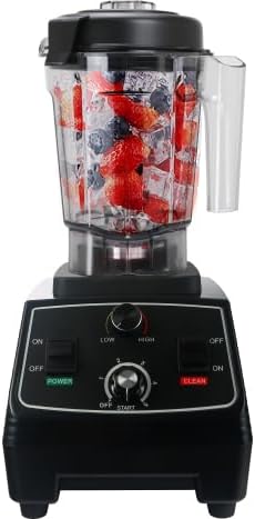 Panana Professional Countertop Blender, 1400W for Shakes and Smoothies, Home & Commercial With Timer and Speed Control, 68oz BPA-Free, Dishwasher Safe