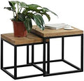 Telephone Table, Nesting Table,Small Wooden Table,Small Apartment Sofa/Telephone Side Table,Table Set,2 Pcs