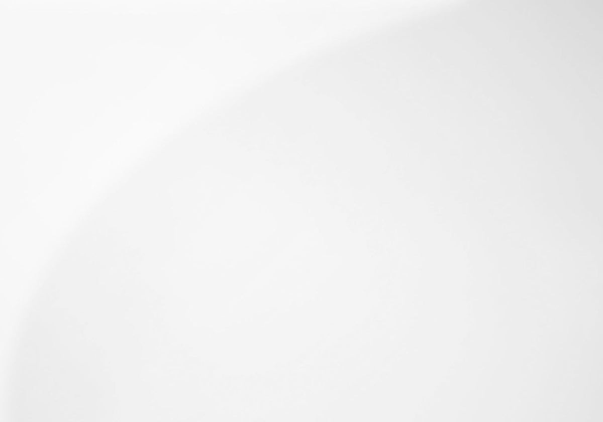 Set of 2 Nesting Tables, Glossy White Laminate with Clear Tempered | Two-piece nesting tables with thick tempered glass base and glossy white tops