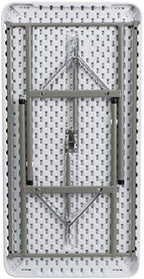 Flash Furniture 4-Foot Granite White Plastic Folding Table