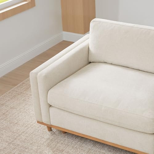 CHITA 114” Super Large Sectional Modular Sofa, Down Filled, 5 Seat, Linen | Down Filled, Sectional Modular Sofa, Super Large, Luxury, Extra-Deep Seats, High-leg Design